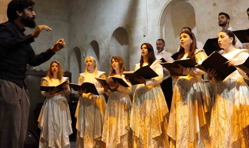 Şanlıurfa'da Gazzeli çocuklar için anlamlı bir müzik performansı