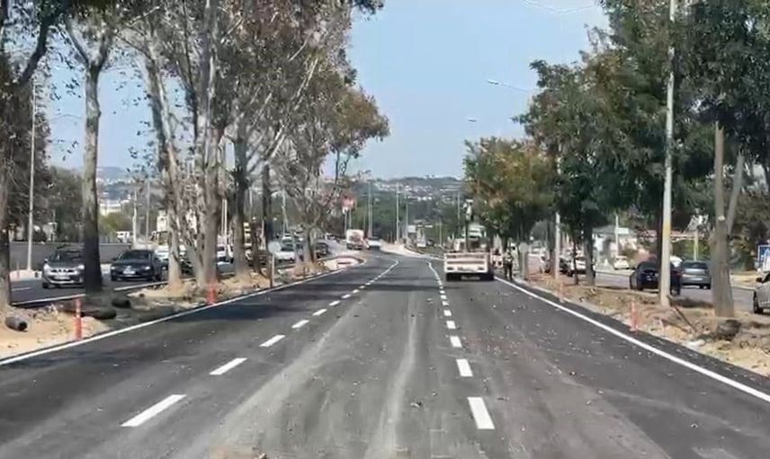 Geçit-Bademli kavşağındaki yol çalışmaları okullar açılmadan tamamlandı
