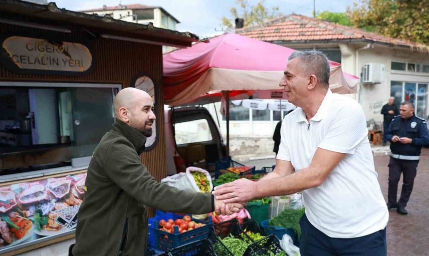 Başkan Şimşek, Karaoğlanlı Mahallesi’nde esnaf ve vatandaşlarla buluştu