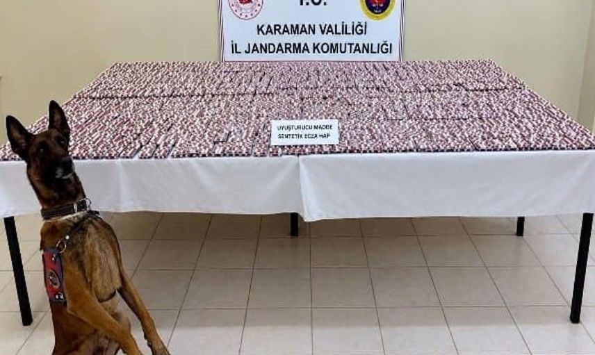 Karaman'da uyuşturucu operasyonu: 20 bin hap ve 7 tutuklama