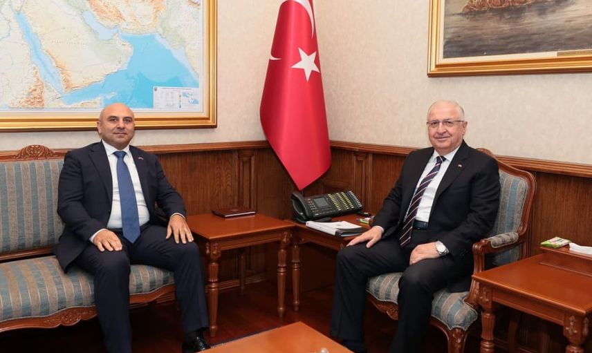 Milli Savunma Bakanı Güler, Azerbaycan Büyükelçisi Aslanov ile bir araya geldi