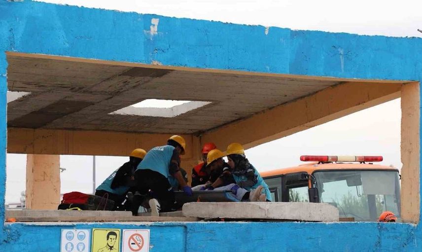 Adıyaman'da UMKE ekipleri deprem tatbikatı gerçekleştirdi