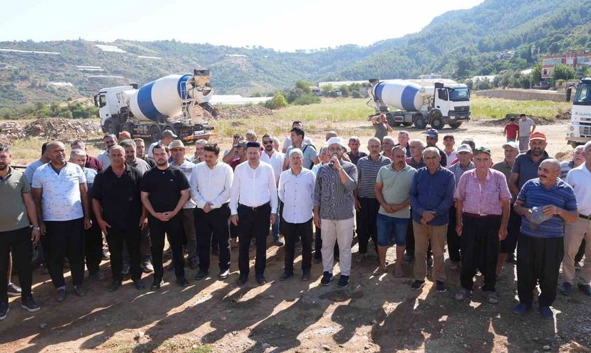 Alanya'da çok amaçlı yaşam alanının temeli atıldı
