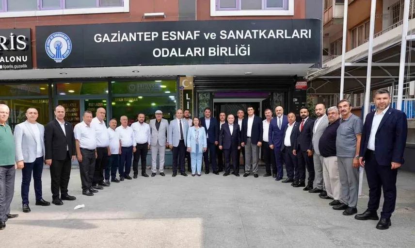 Gaziantep esnafına destek: Yılmaz'dan yeni hizmet binası müjdesi