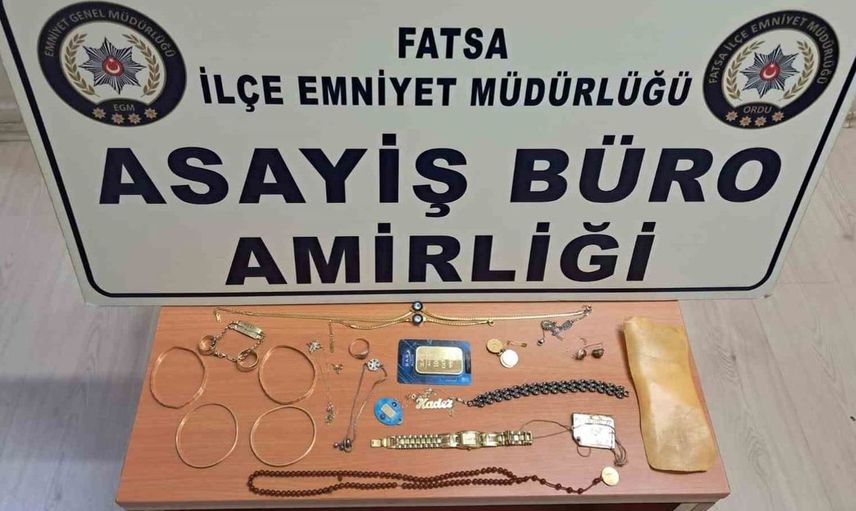 Ordu'da altın hırsızlığı olayı çözüldü: 4 şüpheli Malatya'da yakalandı