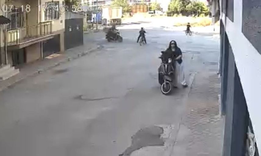 Eskişehir’de motosikletin çarptığı bisikletli çocuk yaralandı