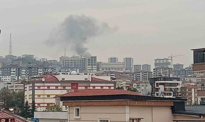 Samsun'da bahçede anız yakımı paniğe yol açtı