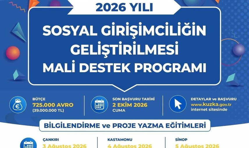 Sosyal girişimcilik programı için bilgilendirme ve eğitim toplantıları başlıyor