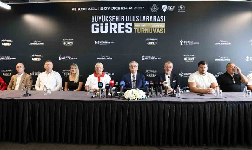 Uluslararası güreş turnuvası kocaeli'de gerçekleşecek