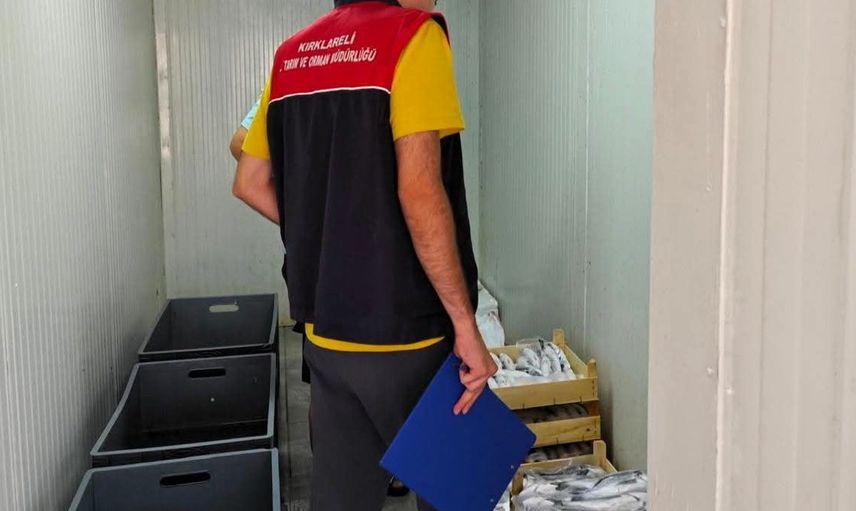 Kırklareli'nin Vize ilçesinde sürdürülebilir balıkçılık denetimi yapıldı