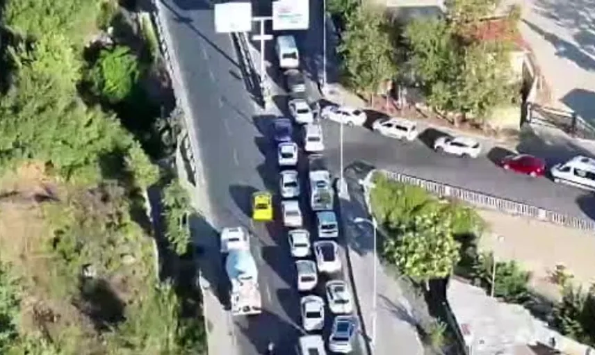 Sancaktepe'de dron ile trafik denetimi yapıldı