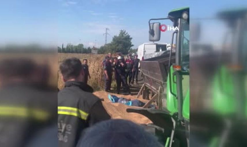 Devrilen römorkun altında kalan tamirci hayatını kaybetti