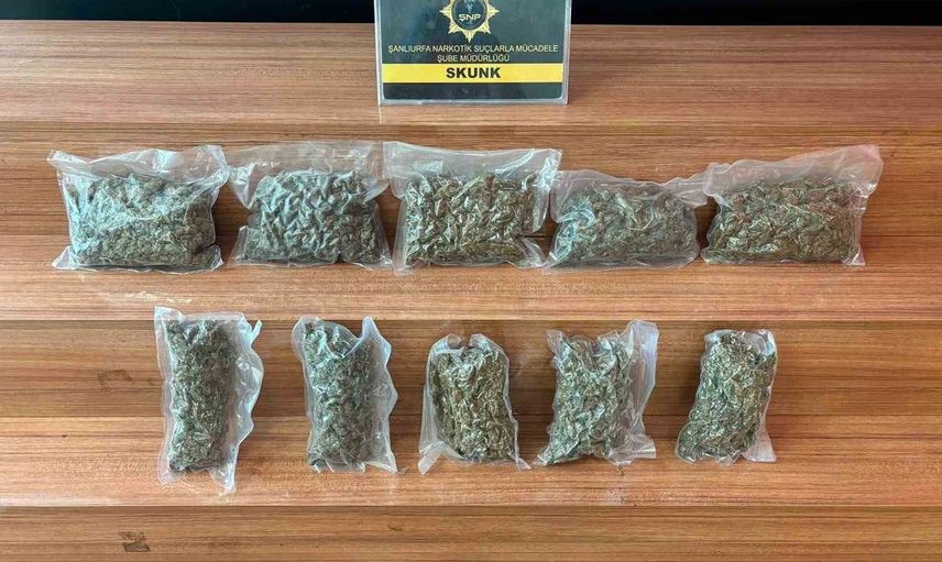 Şanlıurfa'da uyuşturucu ele geçirildi: 1 tutuklama