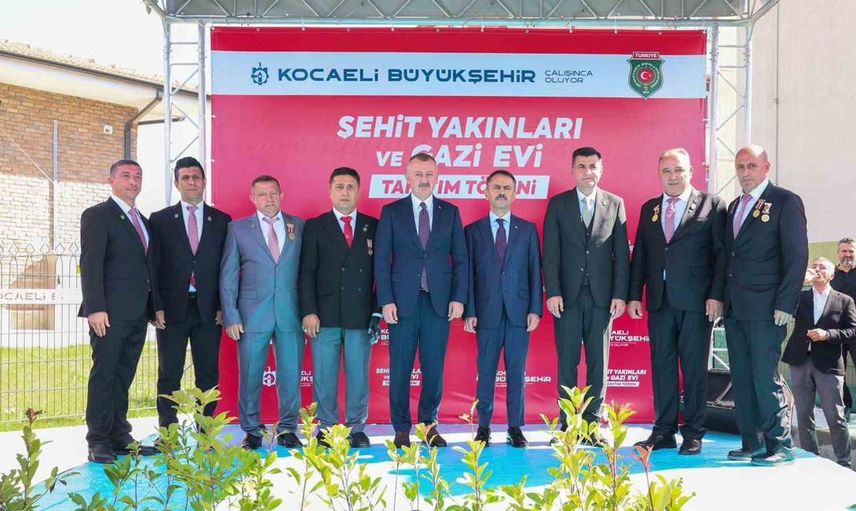 Gebze'de şehit yakınları ve gaziler için sosyal alan hayata geçti