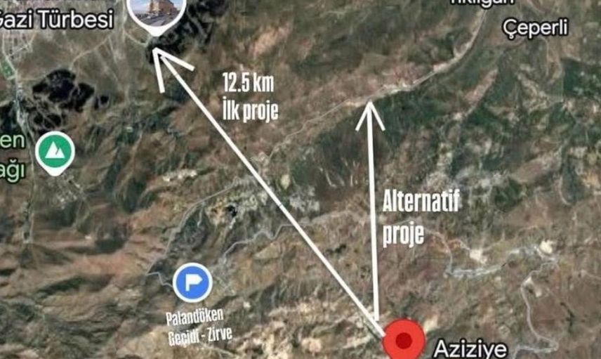 Palandöken tüneli için teknik çalışmalar başladı