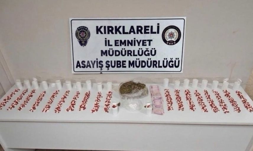Lüleburgaz'da uyuşturucu ile yakalanan şahıs tutuklandı