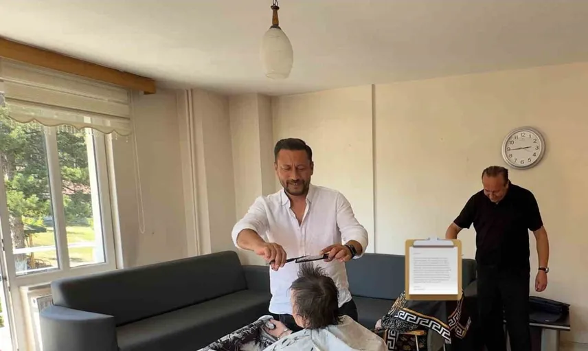 Bolu'da huzurevi sakinlerine özel Mevlid Kandili ziyareti
