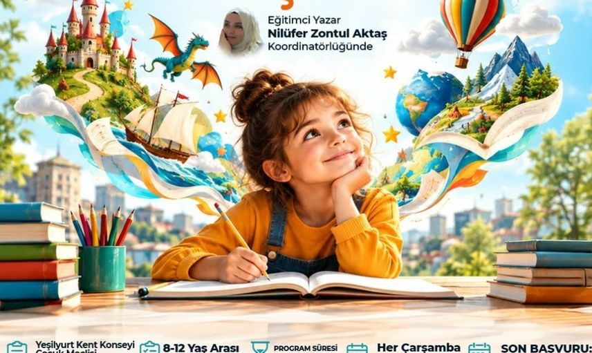 Yeşilyurt Kent Konseyi'nde minikler için yazarlık atölyesi başlıyor