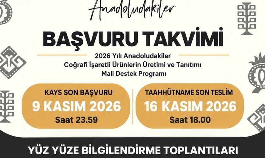 Kudaka'dan coğrafi işaretli ürünlere dev destek: 75 milyon TL bütçeli program duyuruldu