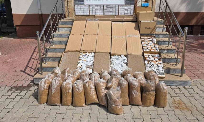 Kırşehir'de kaçak makaron operasyonu: 851 bin lira değerinde ürün ele geçirildi