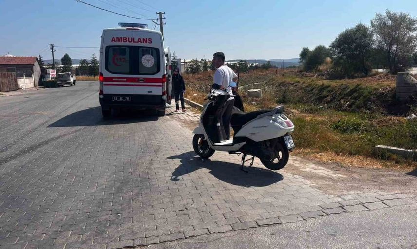 Kütahya'da motosiklet kazasında sürücü yaralandı