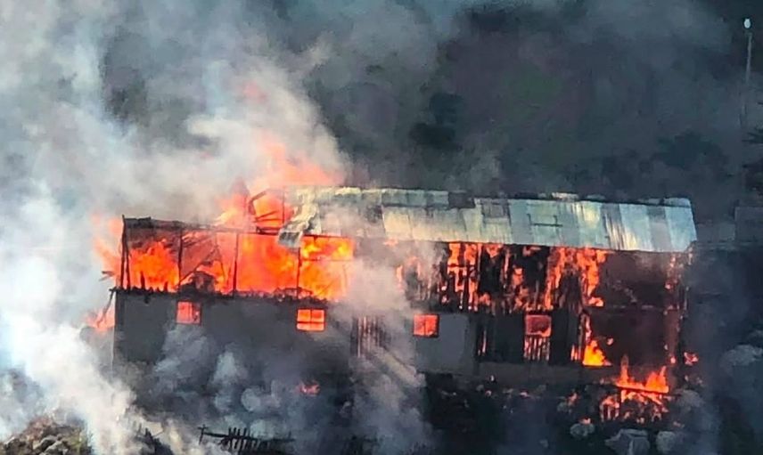 Osmaniye'de samanlık yangını büyümeden söndürüldü