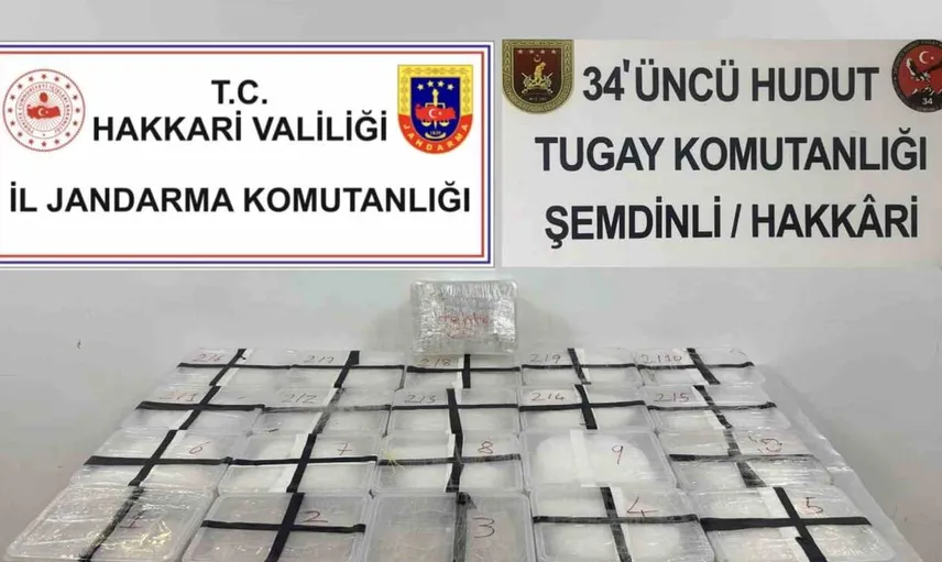Hakkari'de uyuşturucu operasyonu: 16 kilo metamfetamin ve daha fazlası ele geçirildi