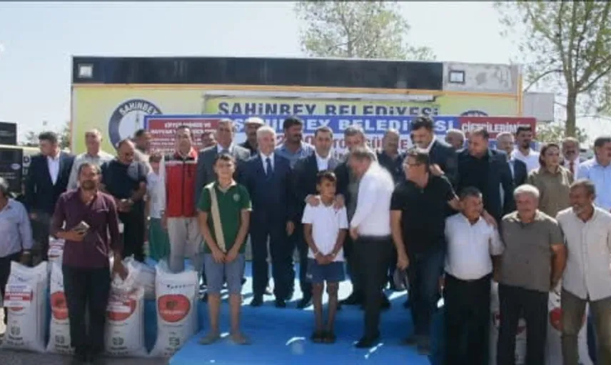 Şahinbey Belediyesi'nden çiftçilere önemli gübre desteği