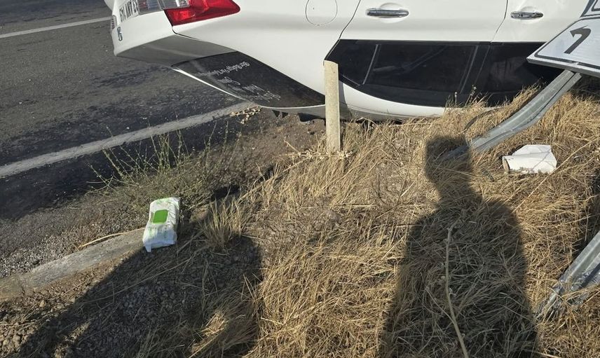 Denizli'de otomobil takla attı: 1 yaralı