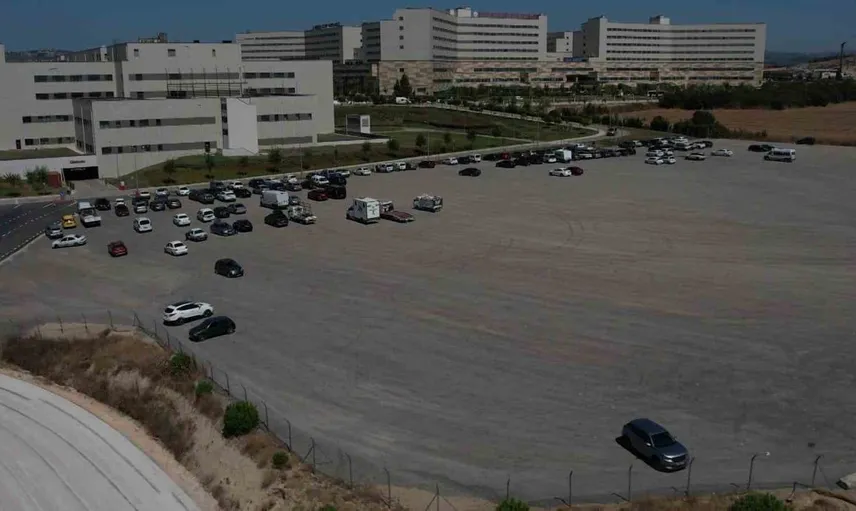 Bursa şehir hastanesine yeni otopark: 1250 araç kapasiteli hizmete girdi