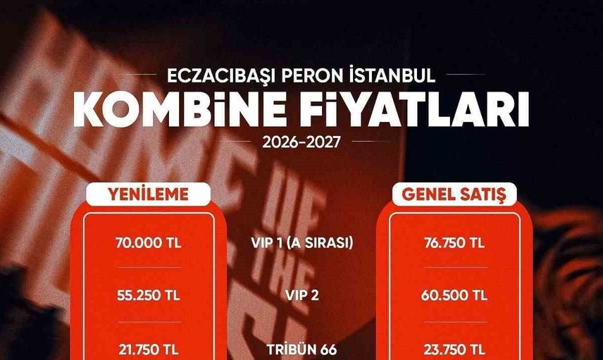 Eczacıbaşı Peron İstanbul'da kombine yenileme ve genel satış dönemi başlıyor