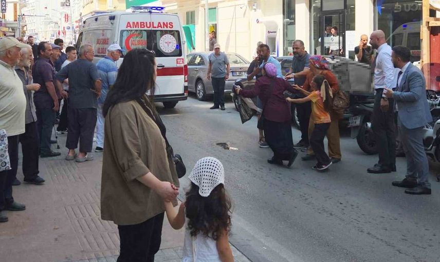 Samsun'da motosiklet kazasında 5 yaşındaki çocuk yaralandı