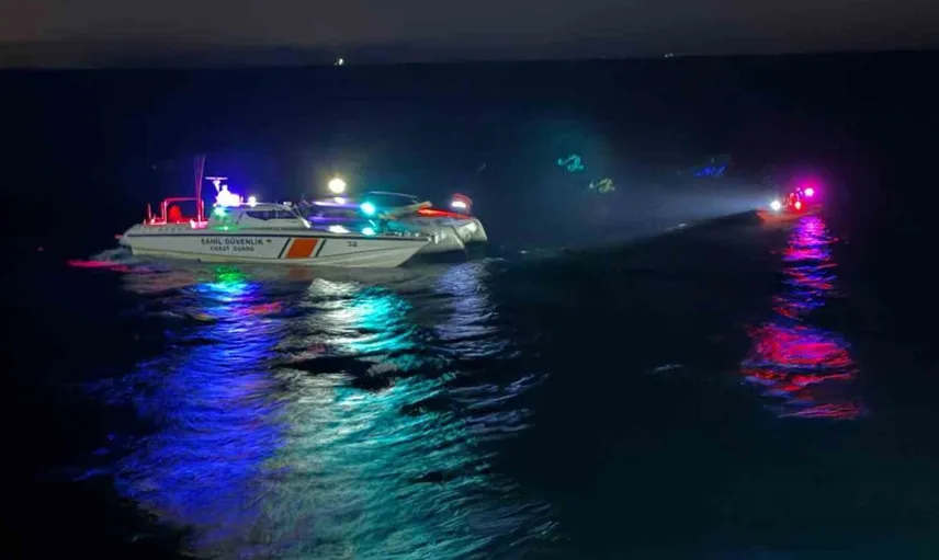 Tekirdağ açıklarında motoryatta çıkan yangında iki kişi kurtarıldı