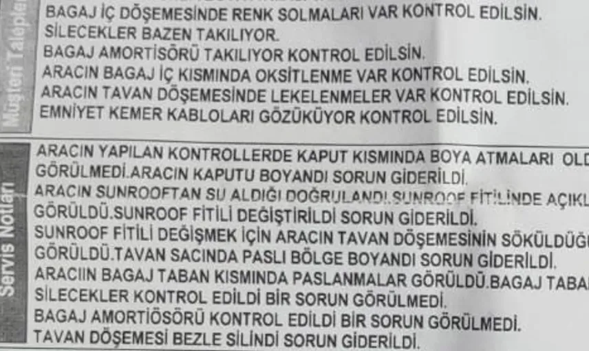 Sıfır araçta peş peşe sorunlar: Hasan Gültepe'nin Chery deneyimi