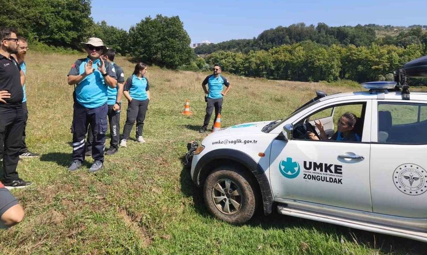 Zonguldak'ta umke personeline özel arazi sürüş eğitimi