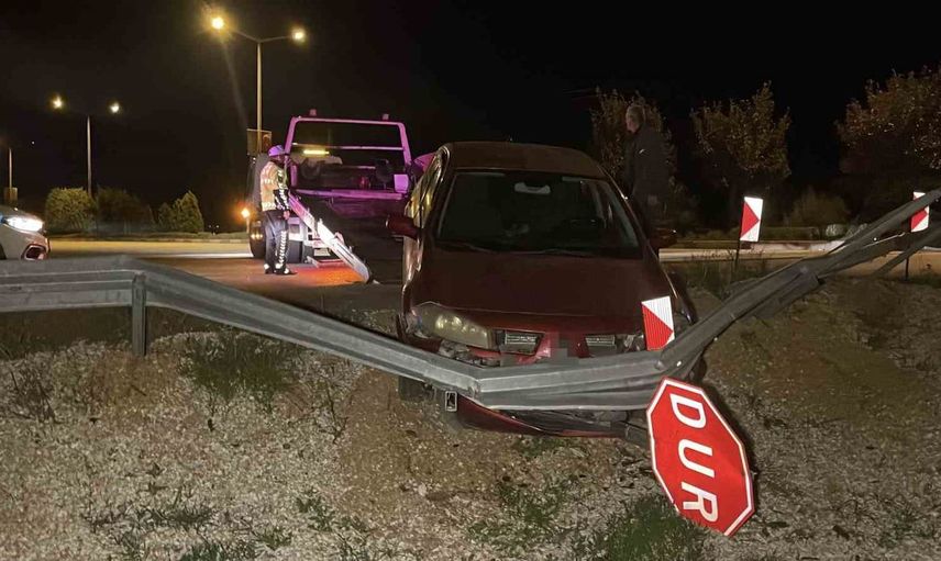 Karaman'da kaza sonrası sürücü kayıplara karıştı: Plakaya 46 bin lira ceza kesildi