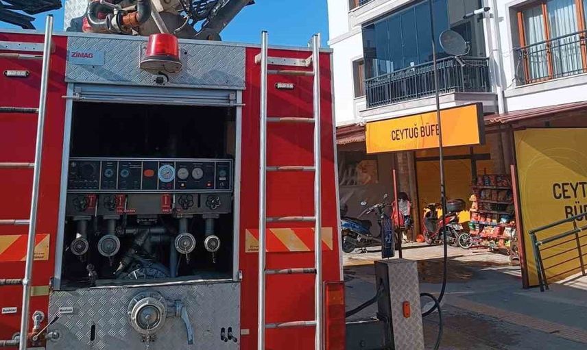 Bozüyük'te çıkan ev yangını sonrası maddi hasar oluştu