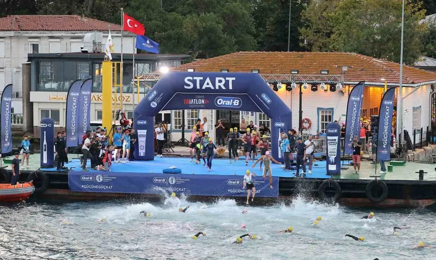Kıtalararası triatlon heyecanı İstanbul'da yaşandı