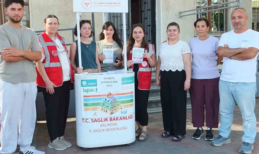 Halk sağlığı haftasında diyabet bilgilendirme etkinliği düzenlendi