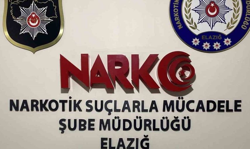Elazığ'da iş makinesinde uyuşturucu madde ele geçirildi: bir gözaltı