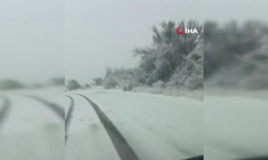 Ankara'nın yüksek kesimlerinde kar yağışı etkili oldu