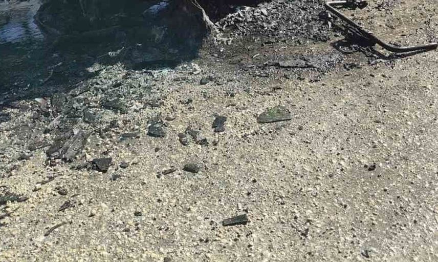 Boş yakıt tankerinde çıkan yangın itfaiye tarafından kontrol altına alındı