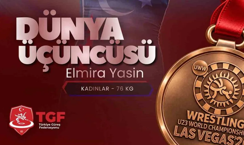 Elmira Yasin, U23 Dünya Güreş Şampiyonası'nda bronz madalya kazandı