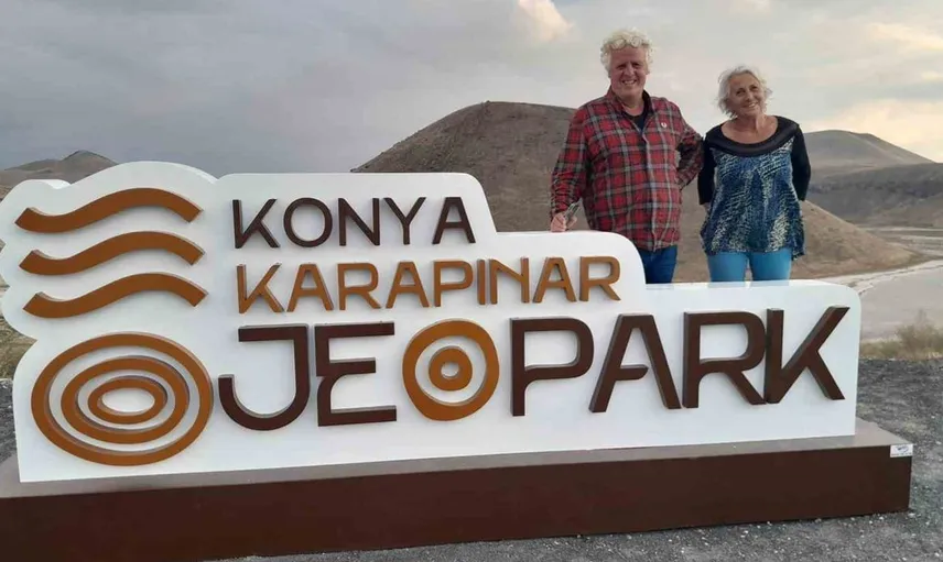 Fransız çift Meke Gölü'nde benzersiz bir deneyim yaşadı