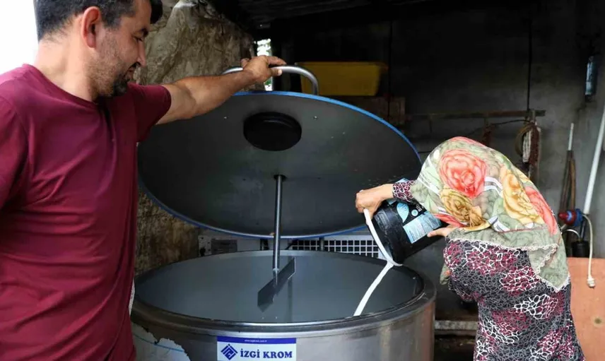 Kocaeli'deki süt üreticileri soğutma sistemleri ile maliyetlerini düşürüyor