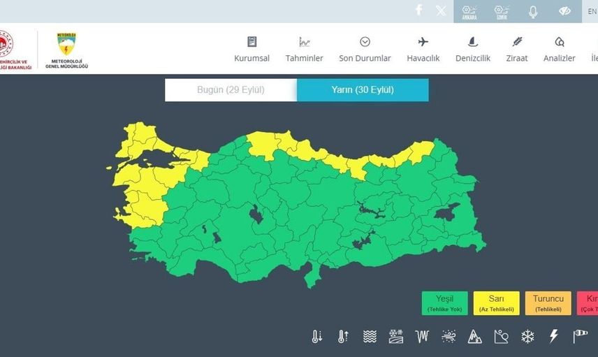 Karadeniz için meteorolojiden yağış uyarısı: Sarı kod açıklandı