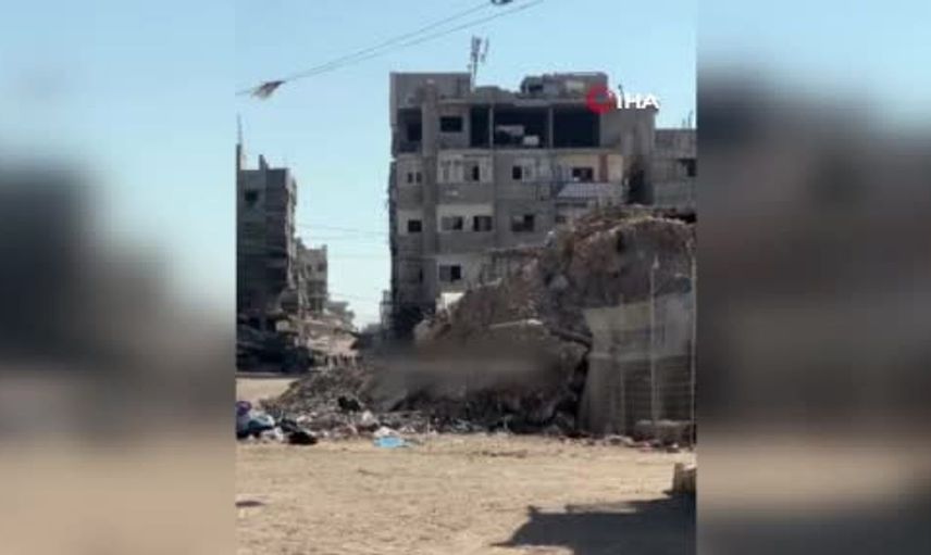 Ateşkes ihlaline rağmen gazze'de devam eden hava saldırıları: su tesisleri ve camiler hedefte