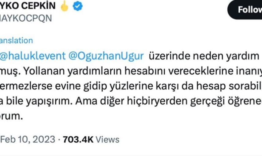 Hayko Cepkin'in ifadeye gelmediği iddiasına resmi belgelerle yanıt