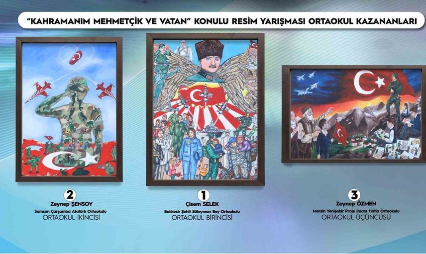 Kahramanım Mehmetçik ve Vatan yarışmasının halk oylaması sonuçlandı