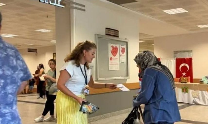 Nazilli Devlet Hastanesi'nde aşırı sıcaklar için bilinçlendirme çalışması